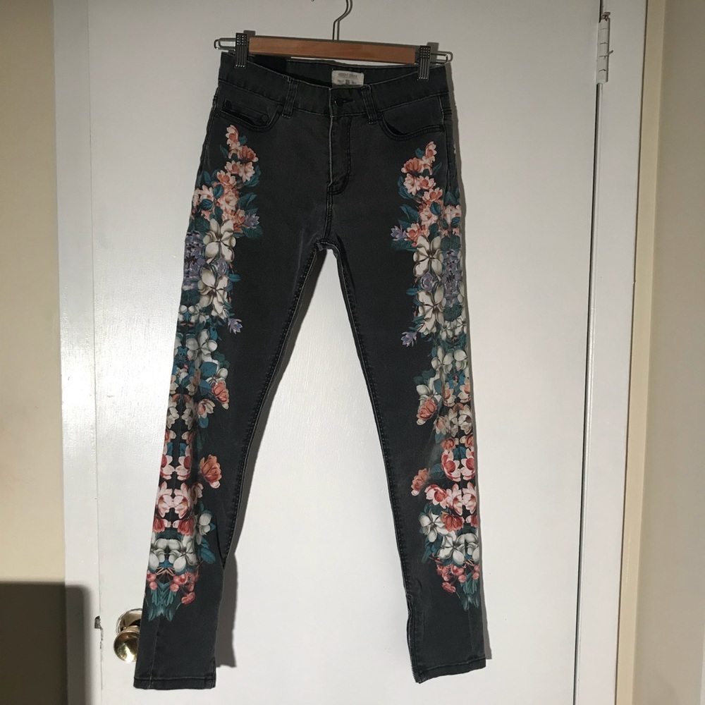 Low Rise Python Art Kaleidoscope Jeans - 25